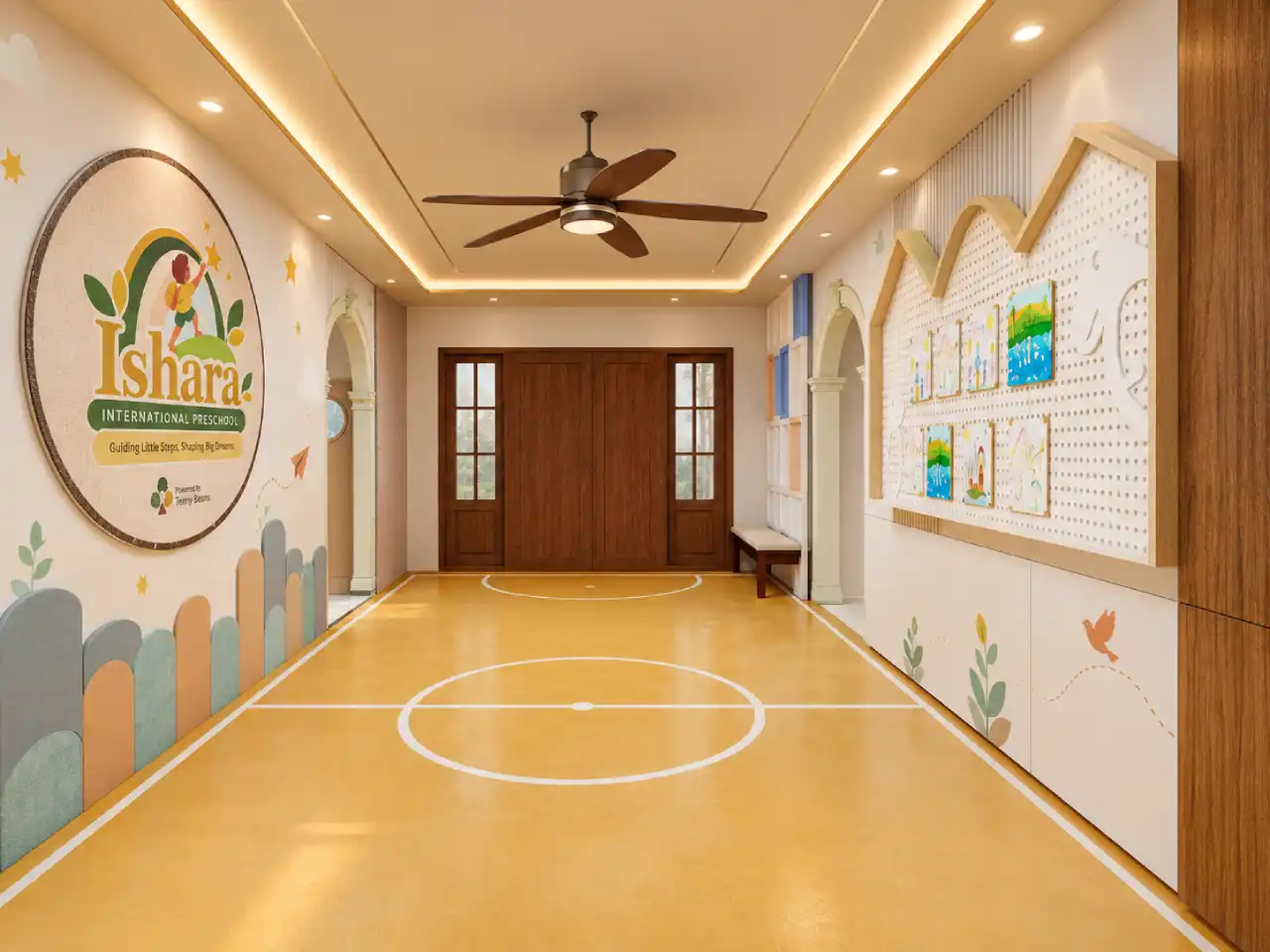 Ishara Preschool entrance and front door